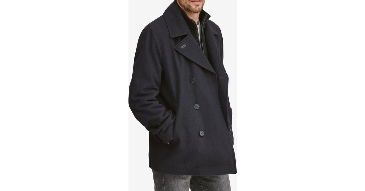 andrew marc emmett double breasted peacoat