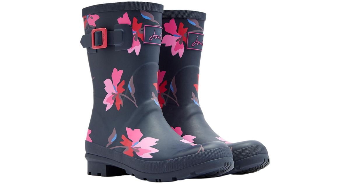 molly mid height printed wellies