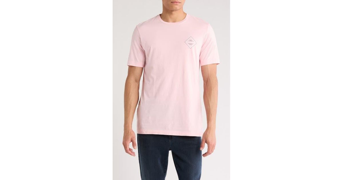 TRAVIS MATHEW ピンク ショートスリーブシャツ MP メンズ コンポージャー オーバーサイズ ショートスリーブ T