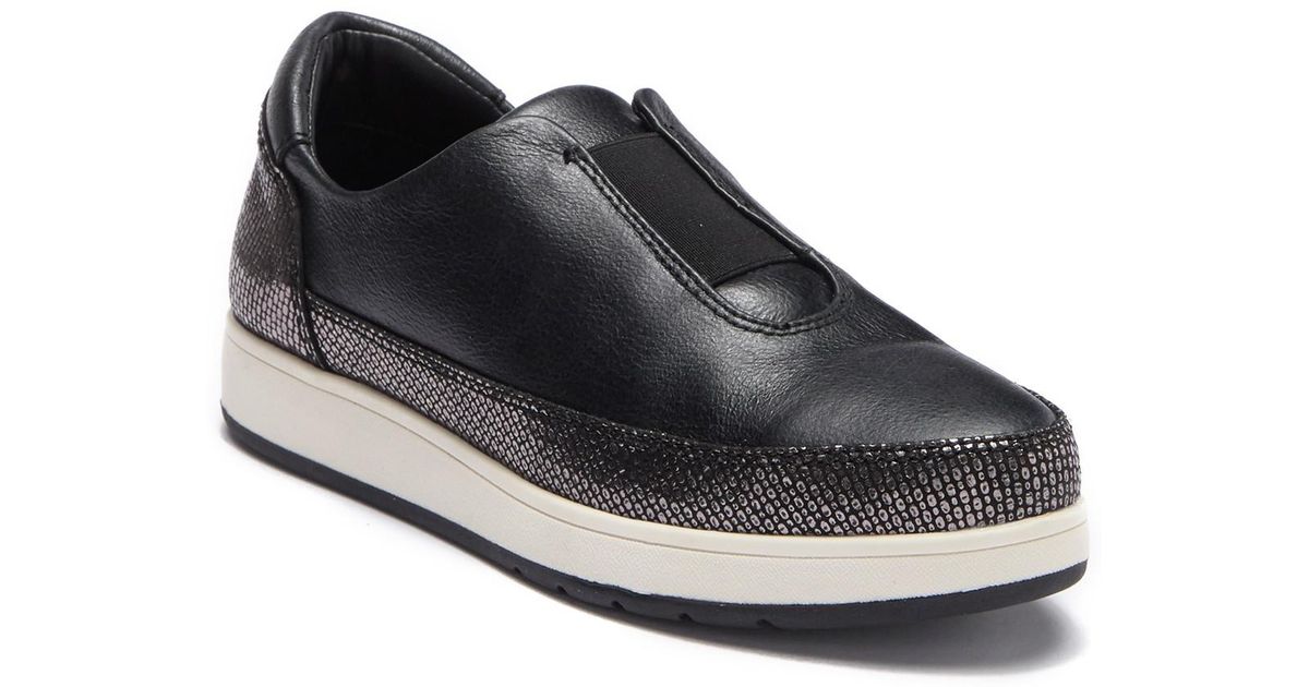 donald pliner alan leather sneaker