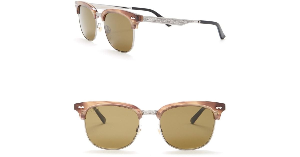 Gucci 52mm Clubmaster Sunglasses for 