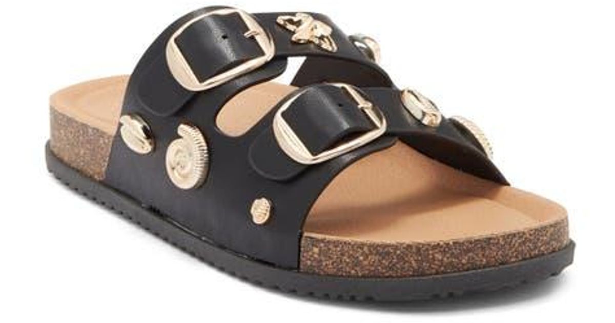 Ross Moda Slides Top Moda Arissa Double Strap Slide Sandal | Lyst