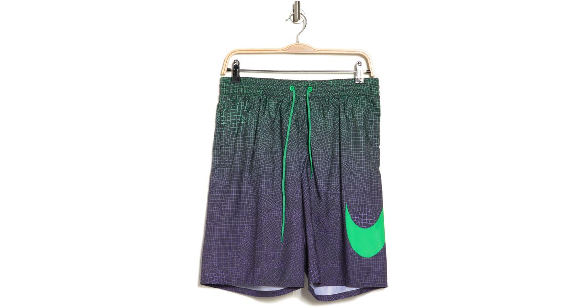 Nike Men's Contend Water-Repellent Colorblocked 9 Swim Trunks - Macy's