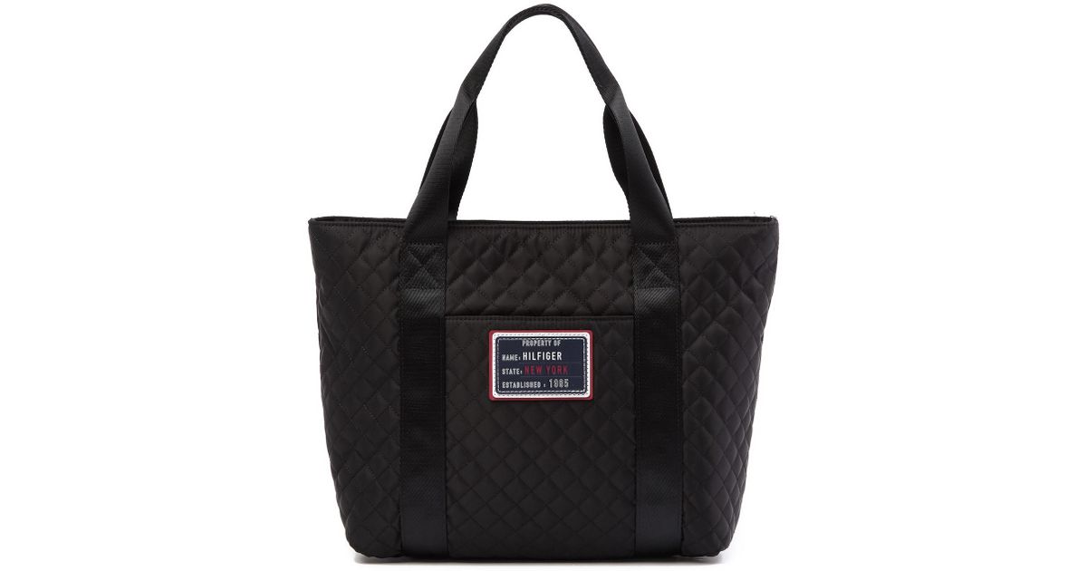 quilted shopper