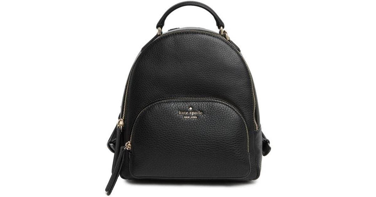 Kate Spade Medium Leather Backpack in Black Lyst