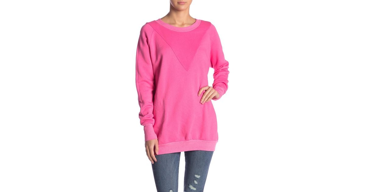Wildfox Roadtrip Sweater Neon Magenta