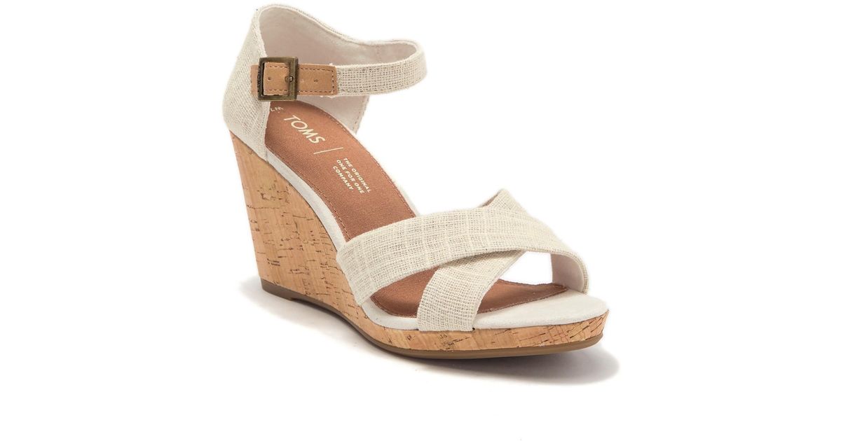 toms women's sienna espadrille wedge sandal