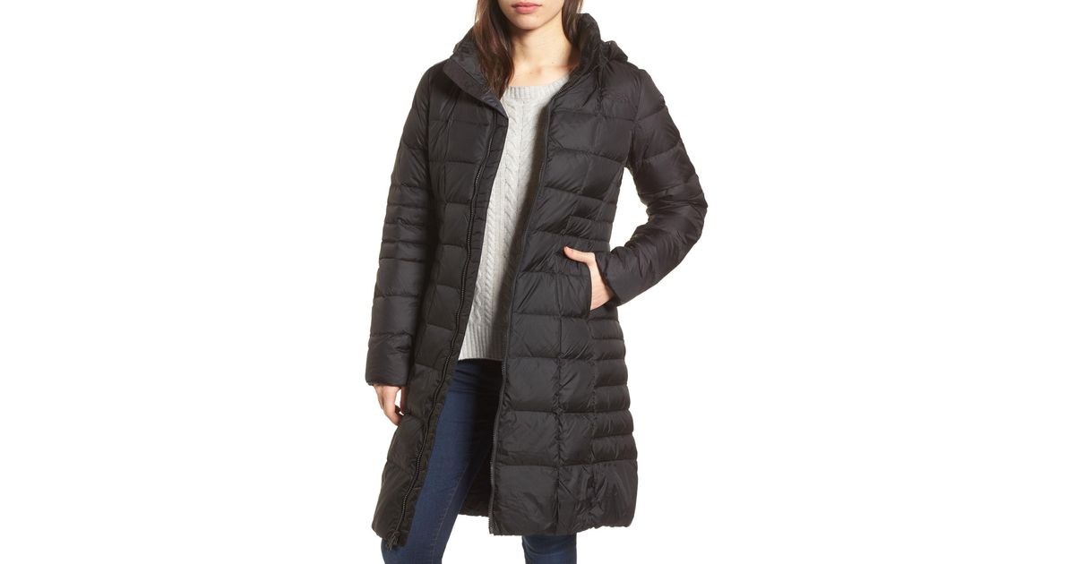 north face metropolis ii hooded water resistant down parka