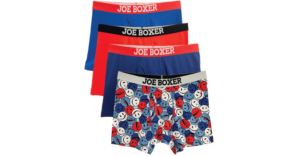 Joe Boxer Classic Boxer Briefs in Blue for Men Lyst