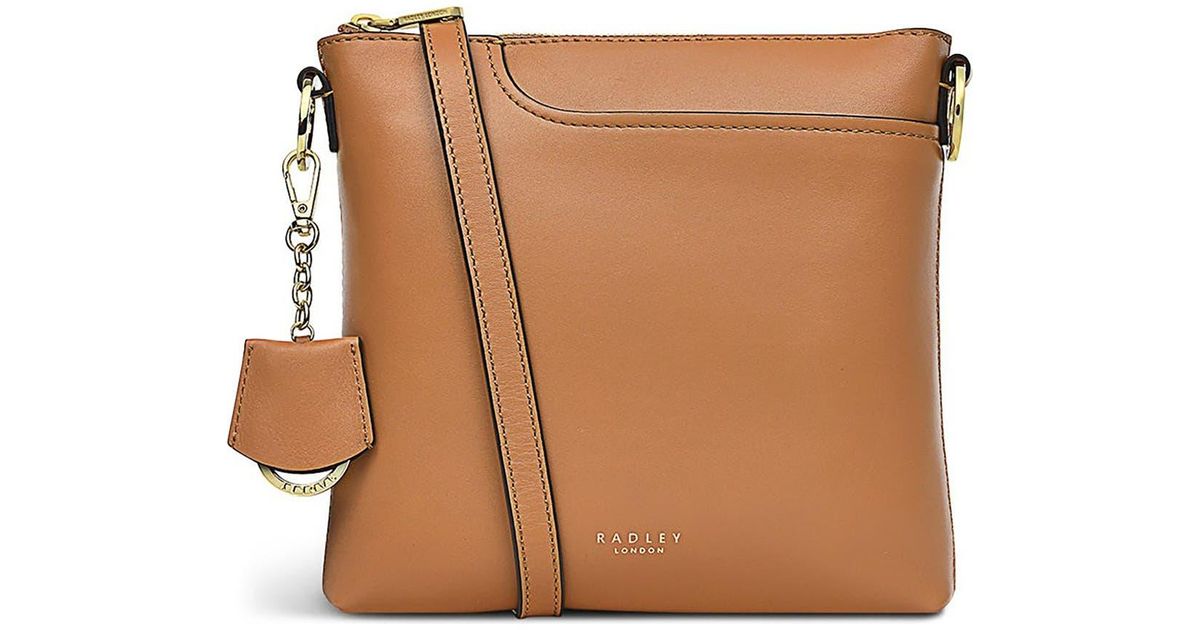 Radley Pockets 2.0 - Borsa A Tracolla In Pelle Per Telefono, Colore Rosa Corallo, Con Tasche Multiple E Cinturino Rimovibile