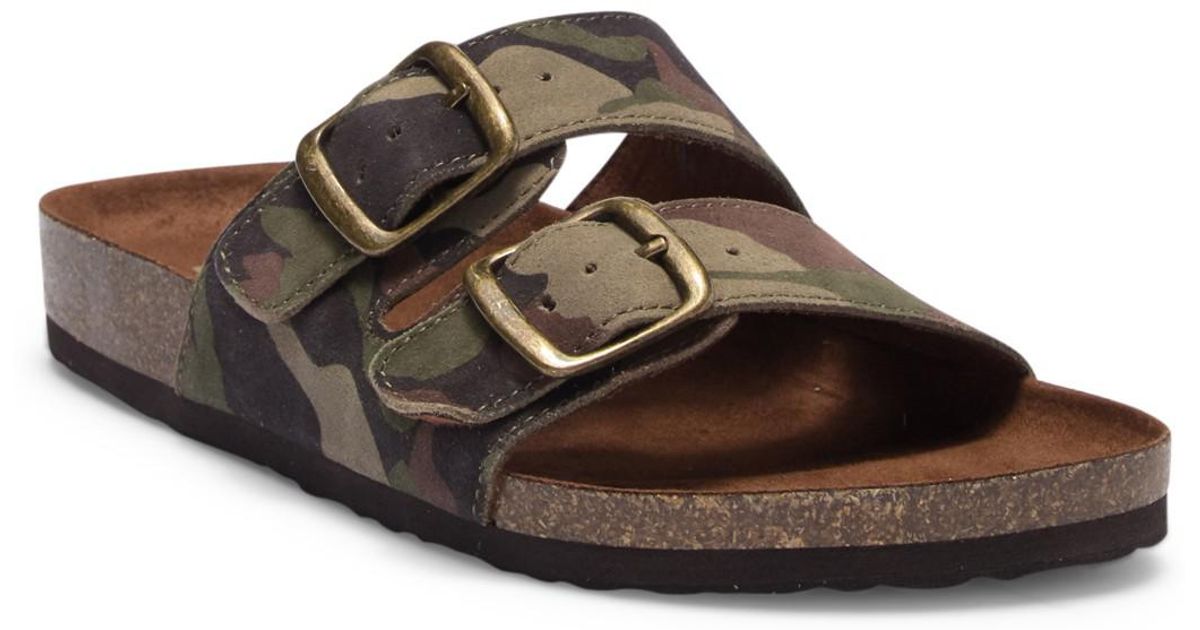 white mountain camo sandals
