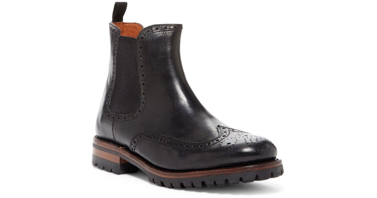 george lug brogue chelsea boot