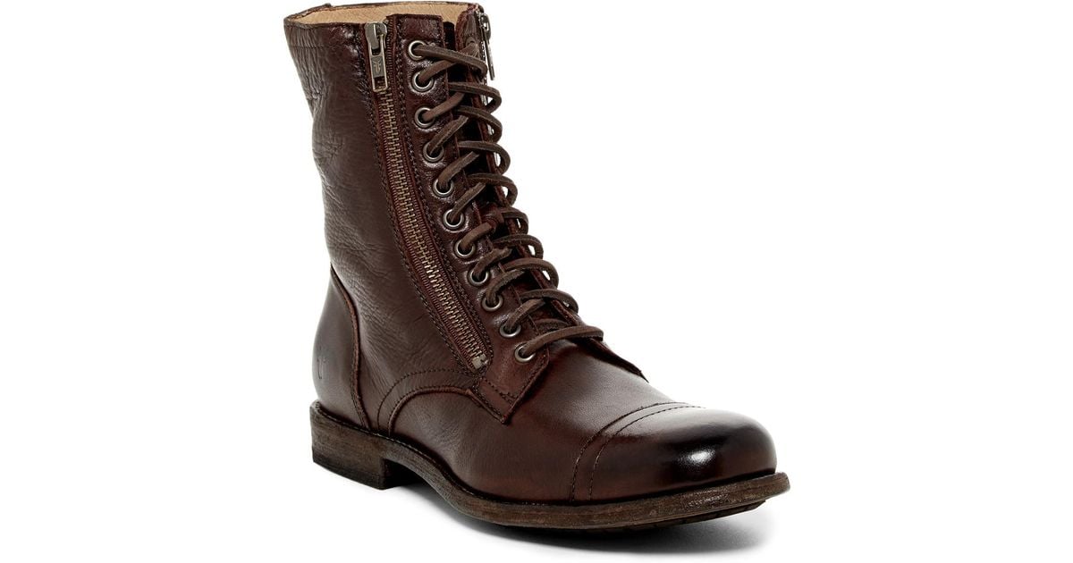 frye tyler double zip boot