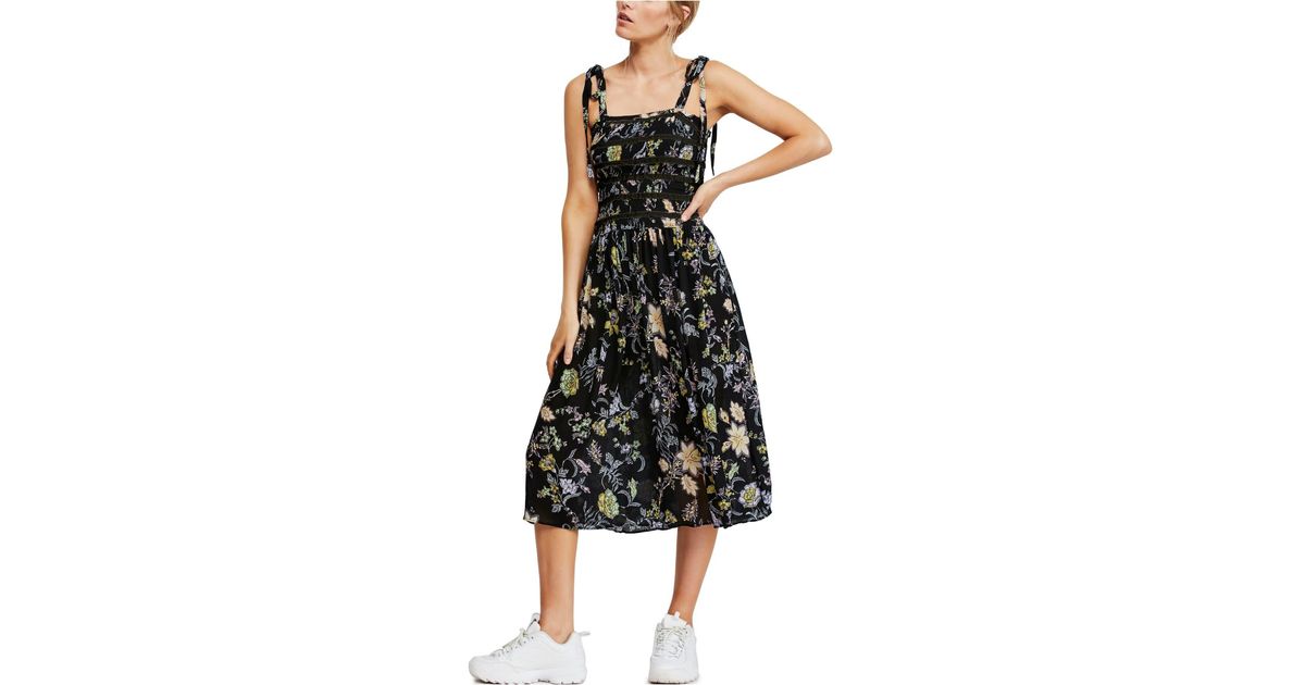 free people isla floral midi dress