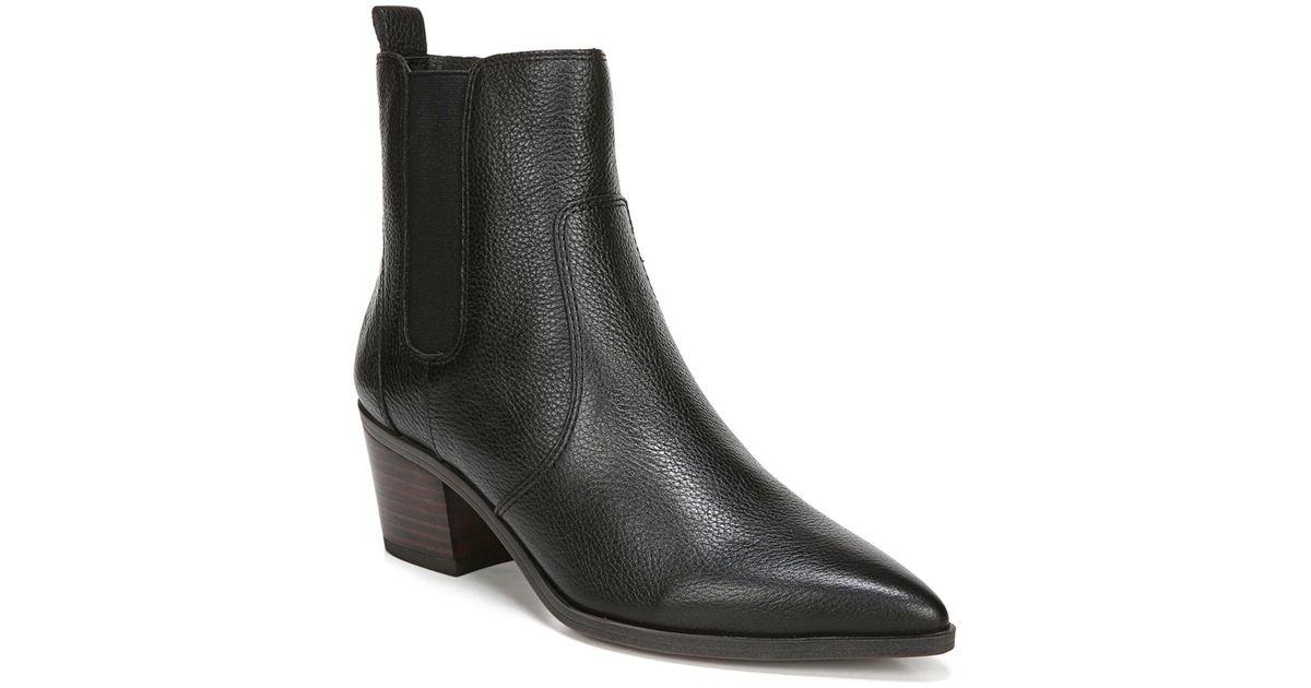 franco sarto sager suede chelsea bootie
