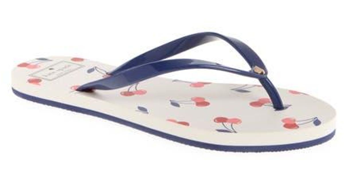 【Kate Spade】★サンダル★ Feldon Flip Flop Sandal Kate Spade Feldon Flip Flop Sandal in White | Lyst