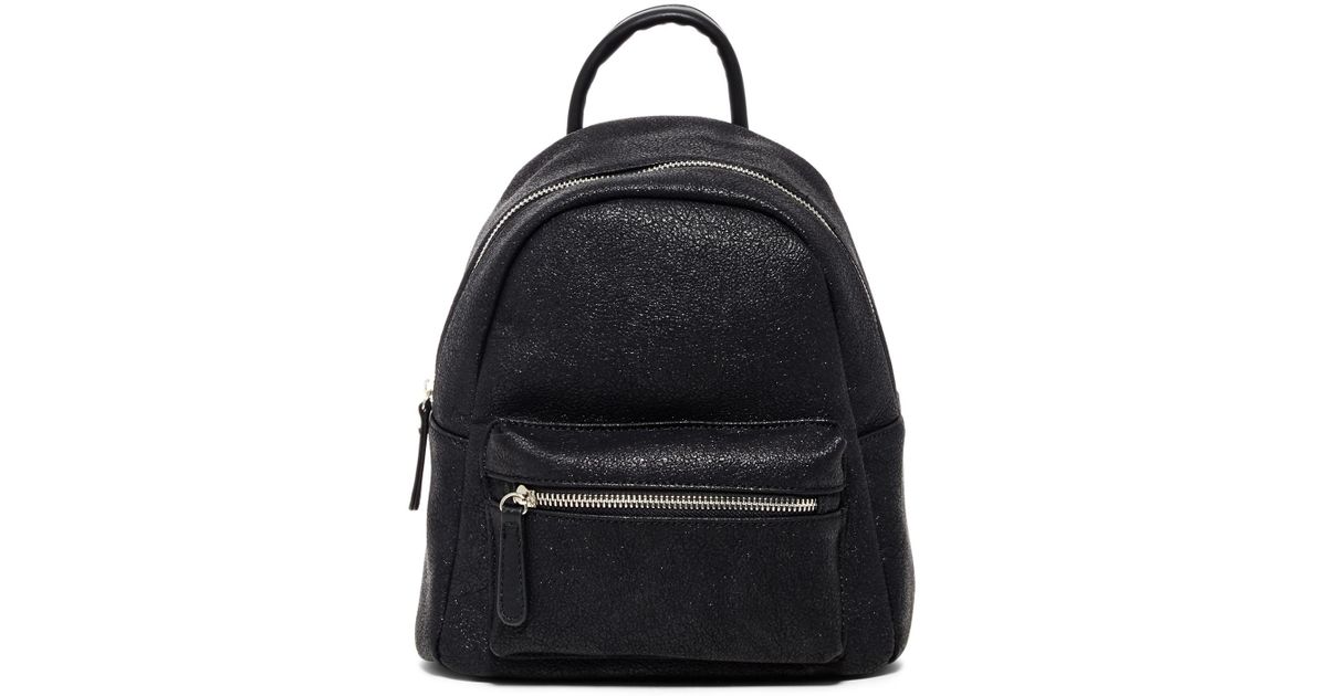 Urban Expressions Vegan Leather Luna Metallic Mid Backpack