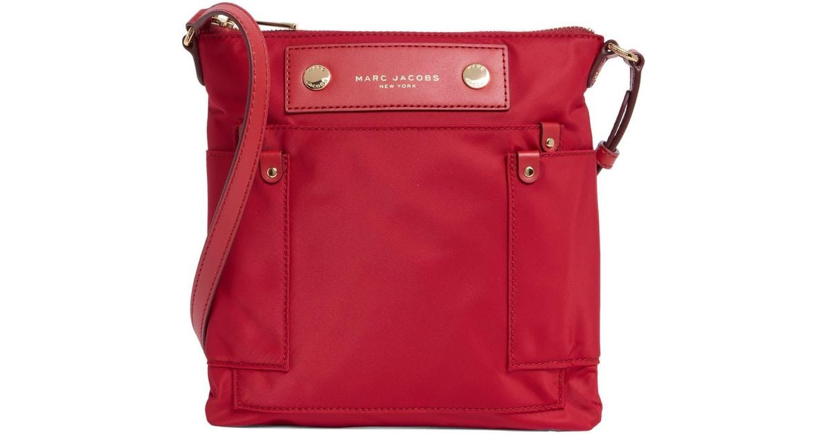 Marc Jacobs Preppy Swing Pack Crossbody Bag in Red | Lyst