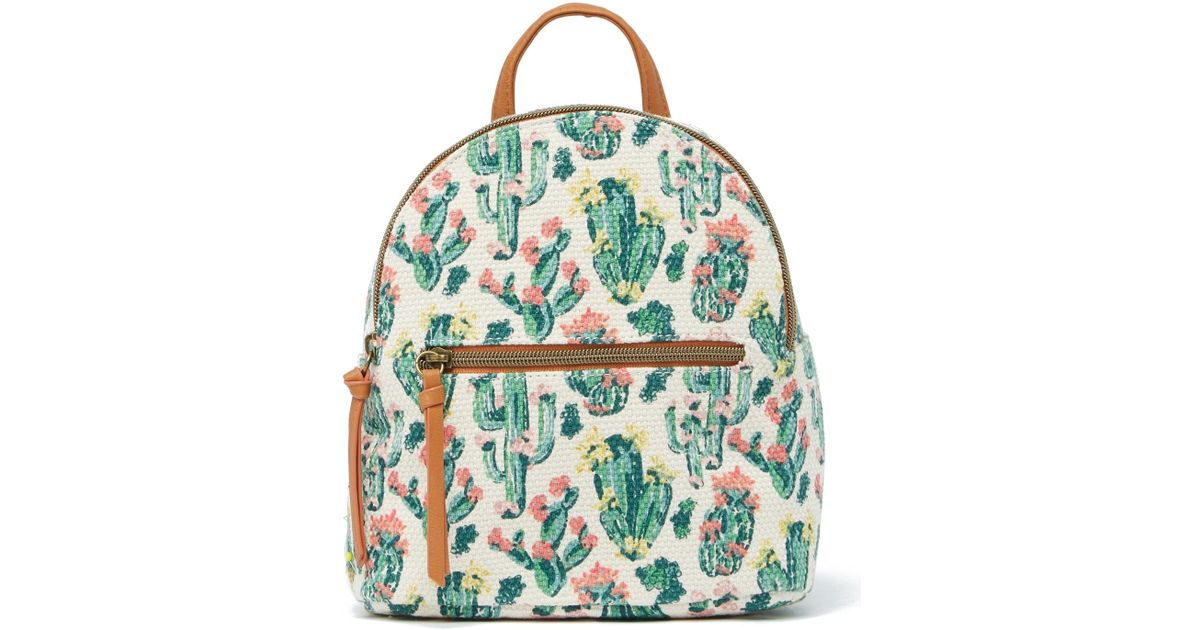 T Shirt Jeans Canvas Mini Cactus Backpack Lyst
