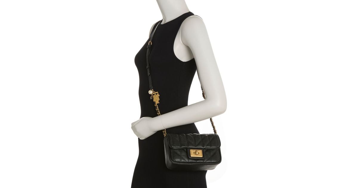 Karl Lagerfeld Agyness Crossbody Bag in Black Lyst