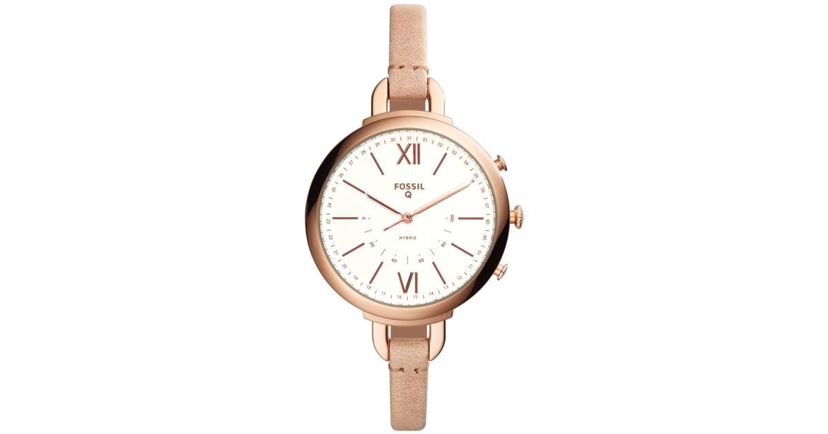 fossil q annette hybrid