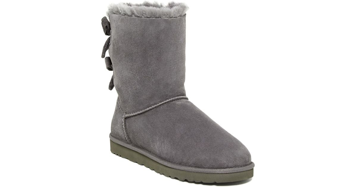 genuine twinface sheepskin & shearling bailey bow corduroy boot