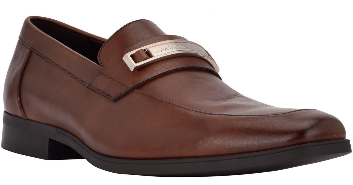 Calvin Klein Jameson Shoe In Brown Leather At Nordstrom Rack for Men Lyst
