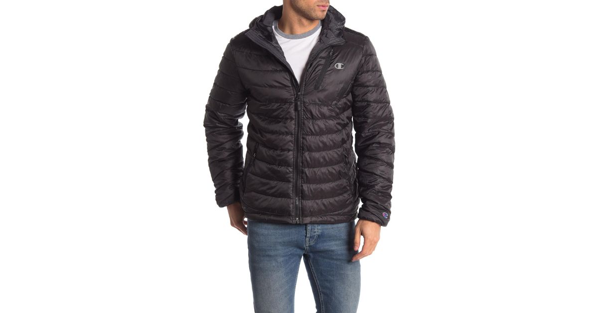 champion packable puffer jacket