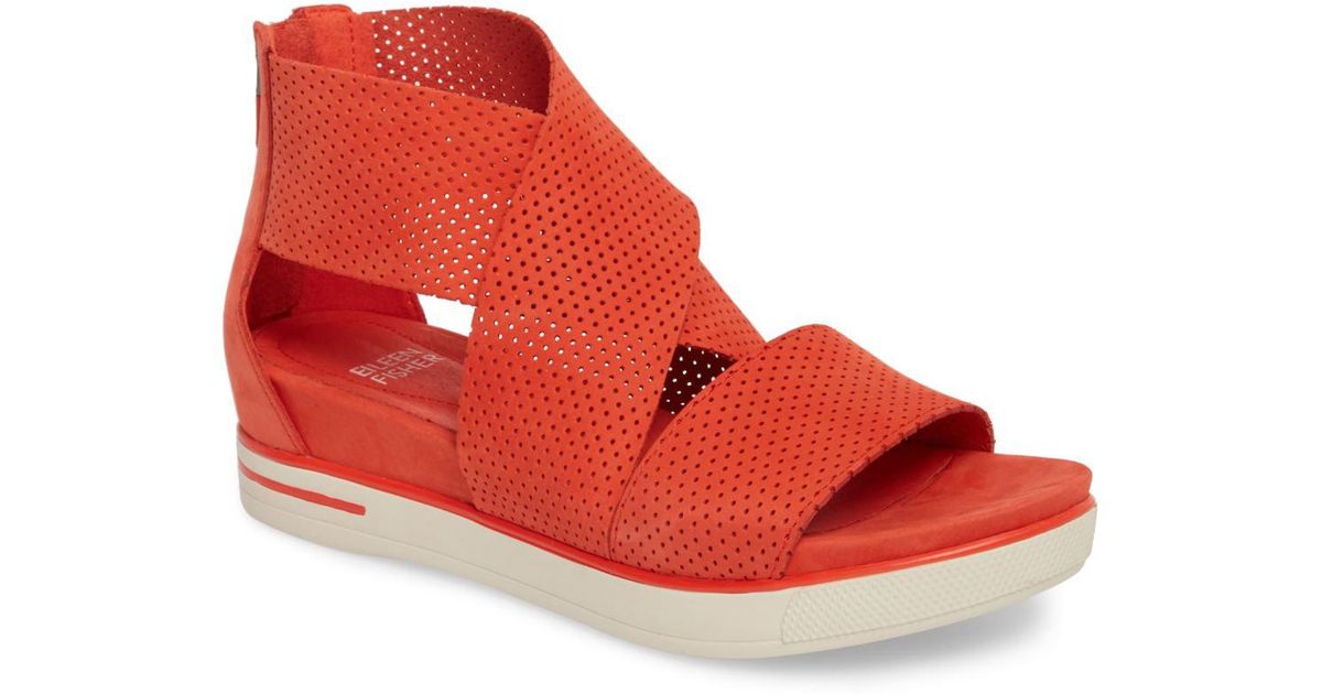 eileen fisher platform athletic sandals