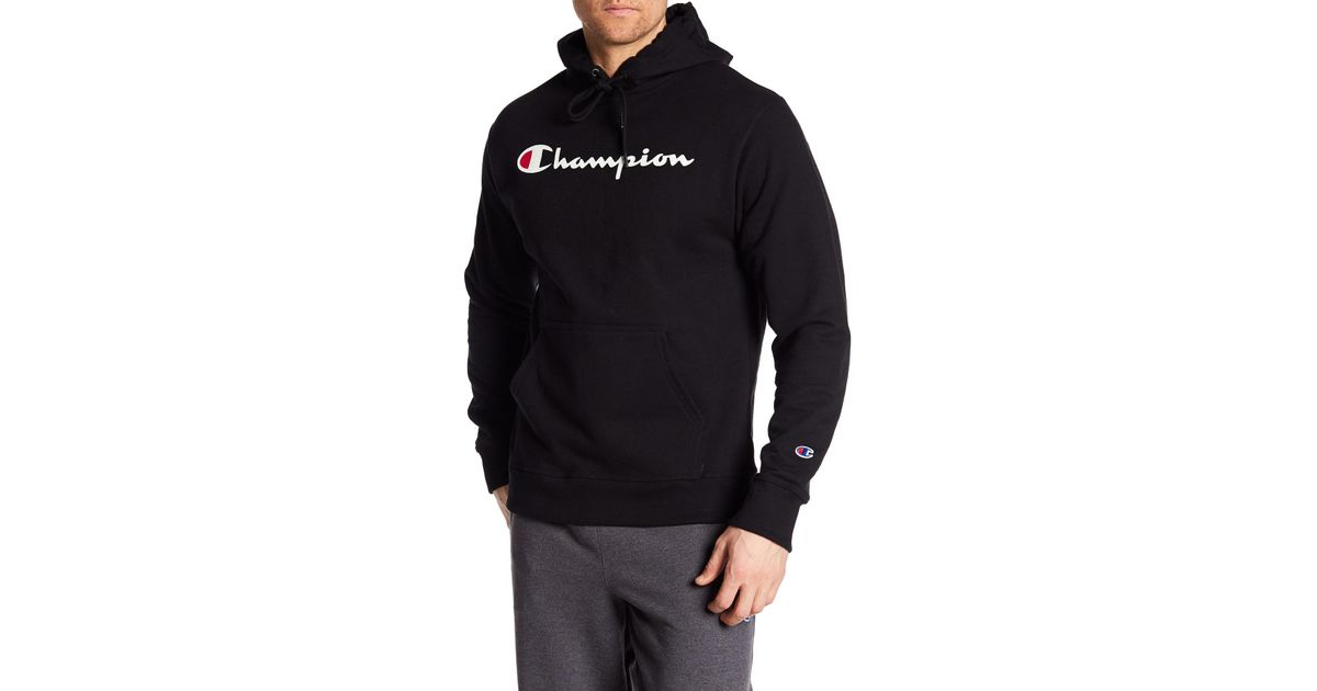 black champion hoodie powerblend