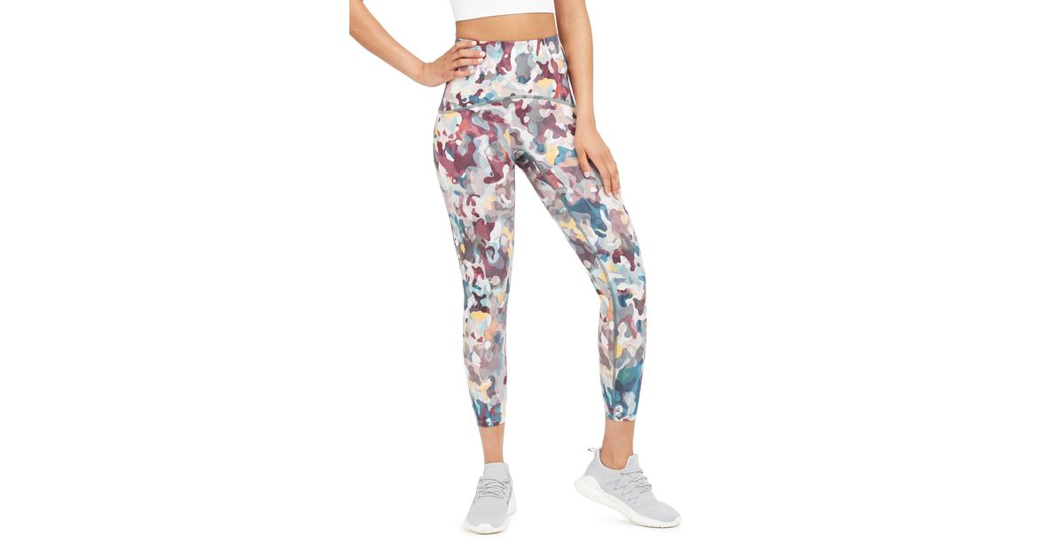 SPANX Booty Boost Active Painted Camo Pink Multi Active Printed ⅞