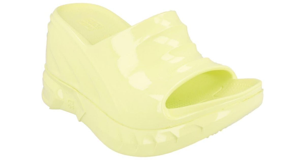 Givenchy Marshmallow Wedge Slide Sandal in Yellow | Lyst display picture 2