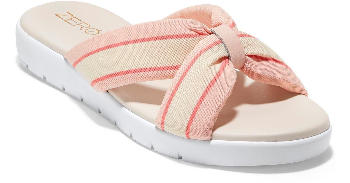 aubree grand knotted slide sandal