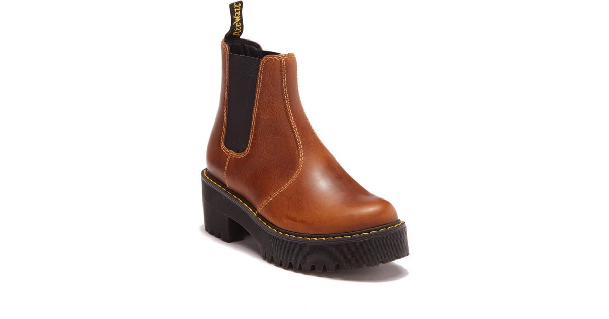 rometty platform chelsea boots