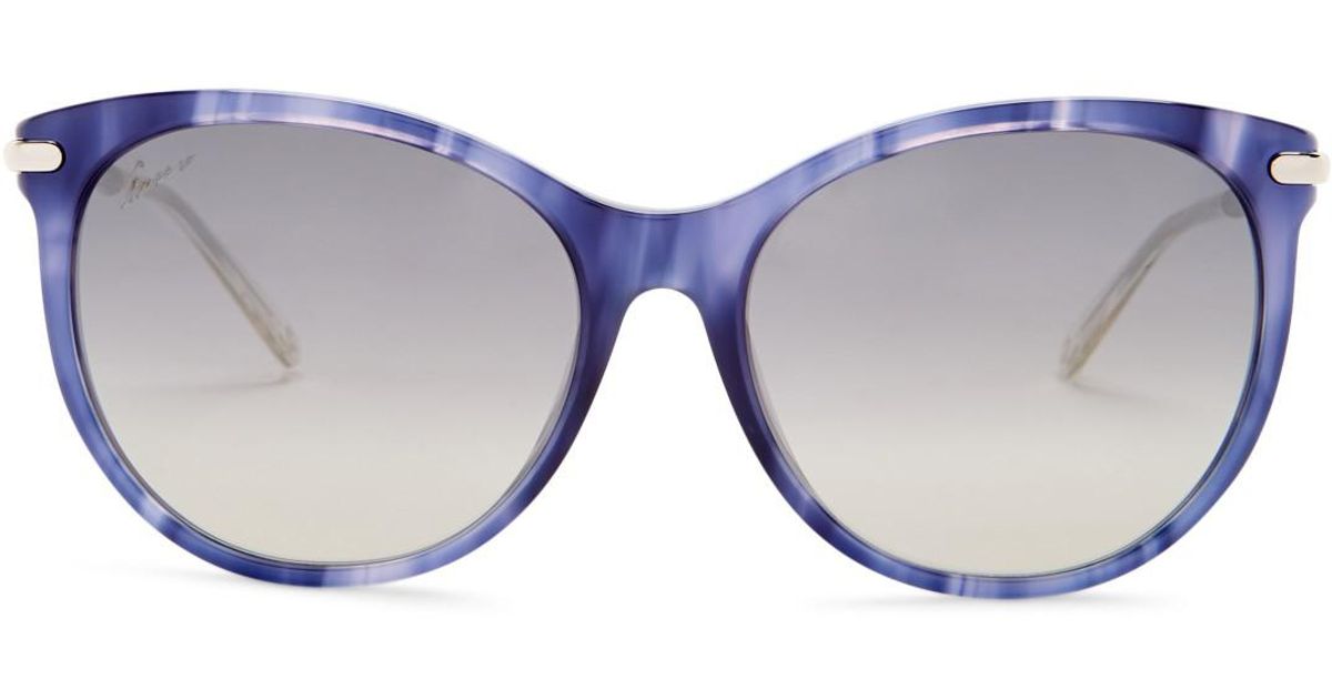 53mm cat eye sunglasses gucci