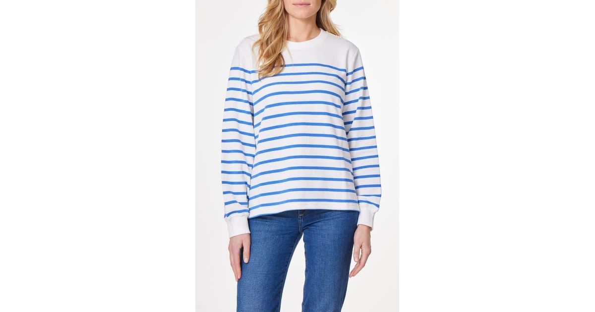 C C California Bee Stripe Crewneck Pullover in Blue Lyst