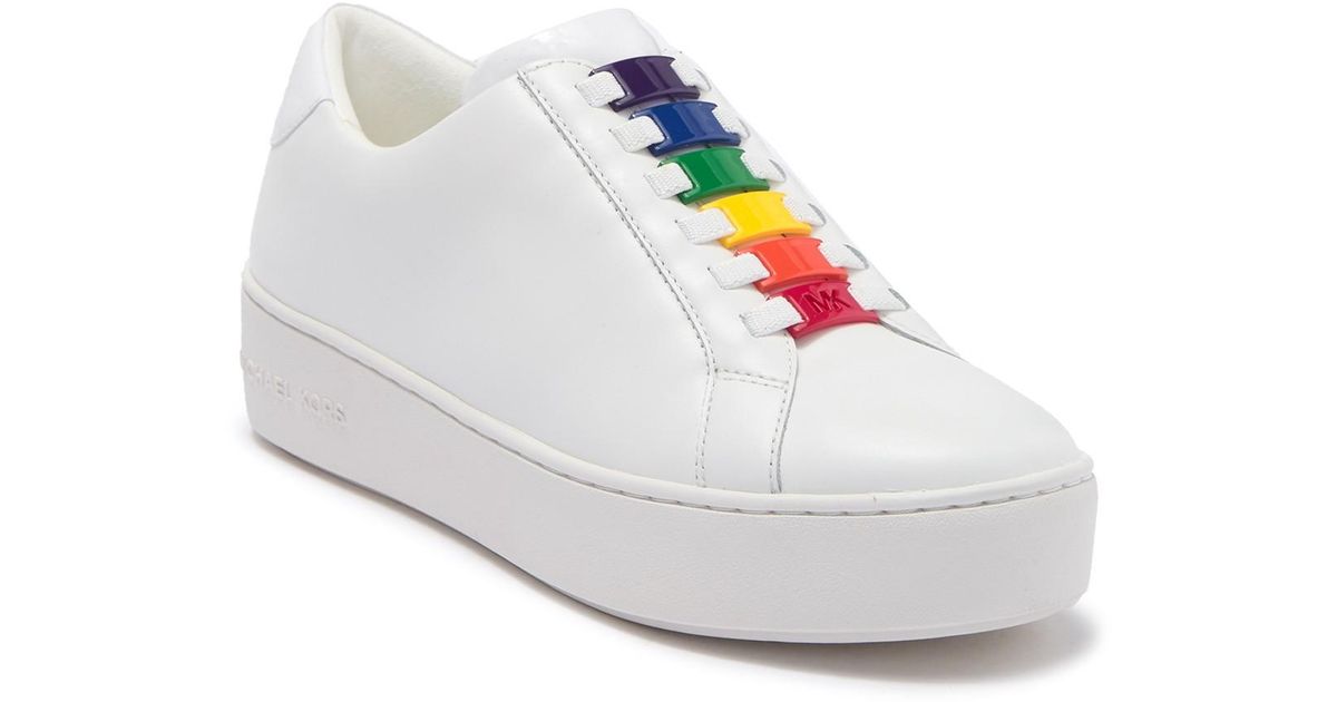 michael kors cameron leather sneaker