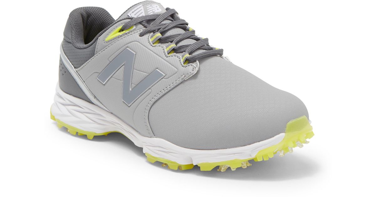 New Balance Strike V3 Golf Shoe In Grey /yellow At Nordstrom Rack in ...