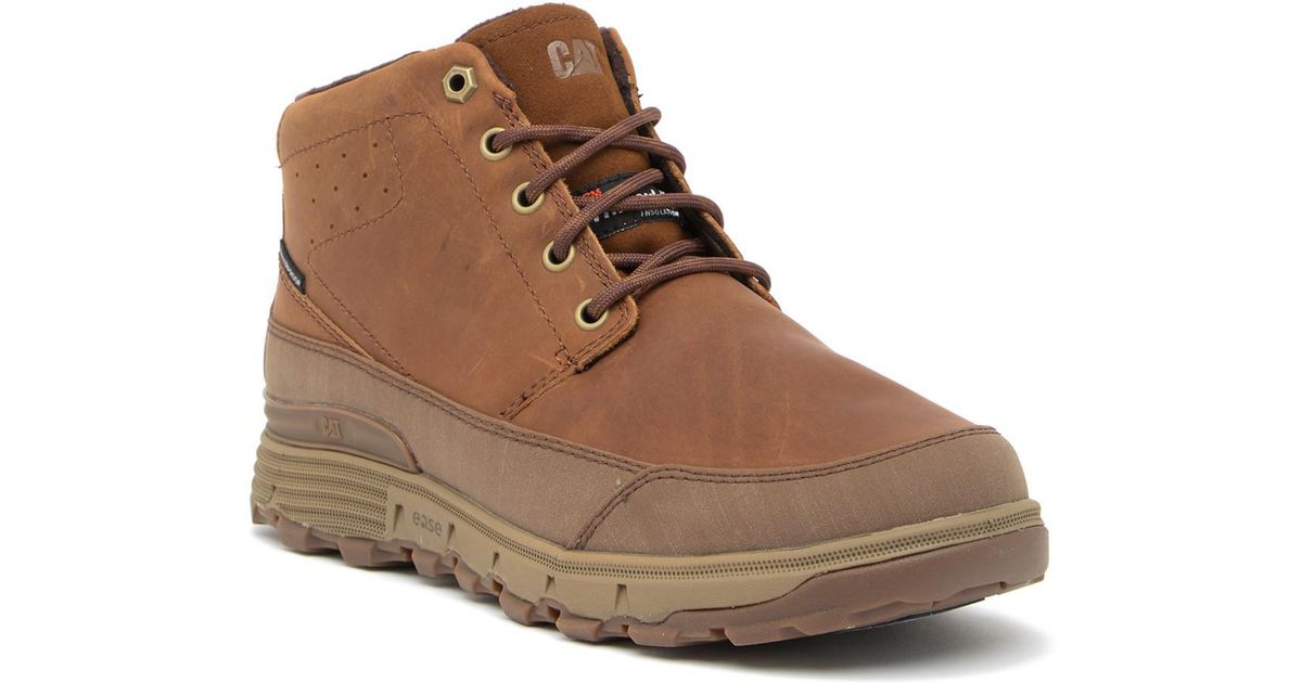caterpillar men's drover ice  waterproof tx winter boot