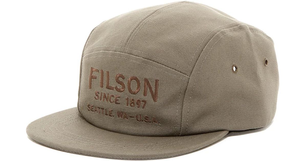 filson 5 panel cap