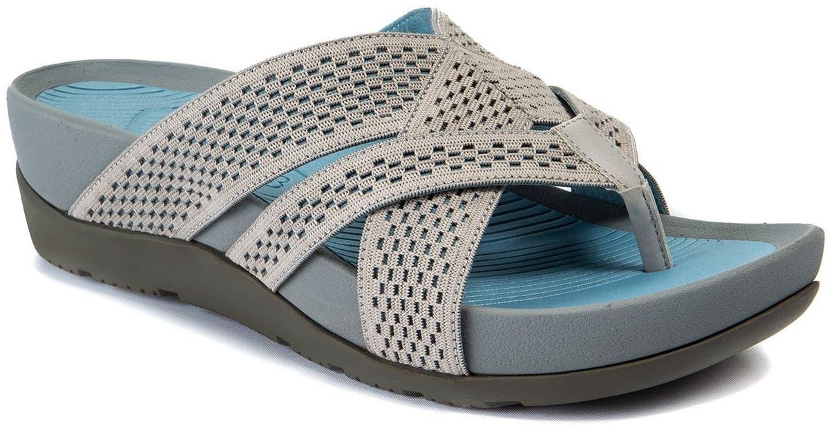 BareTraps Nat Slide Sandal - Comfortable Slip-On With Decorative Buckle