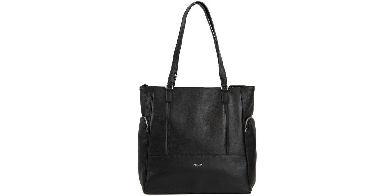 perlina isabelle leather backpack