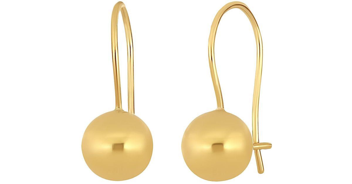 Bony Levy 14k Gold Ball Drop Earrings In 14k Yellow Gold At Nordstrom
