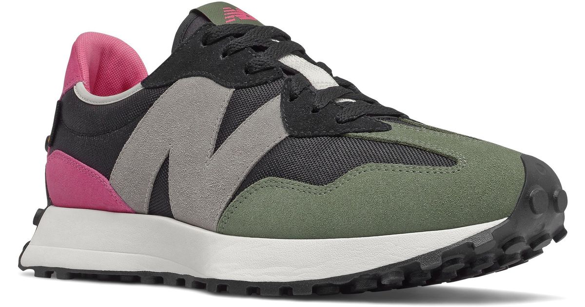 New Balance 327 Sneaker In Triple Black At Nordstrom Rack for Men Lyst