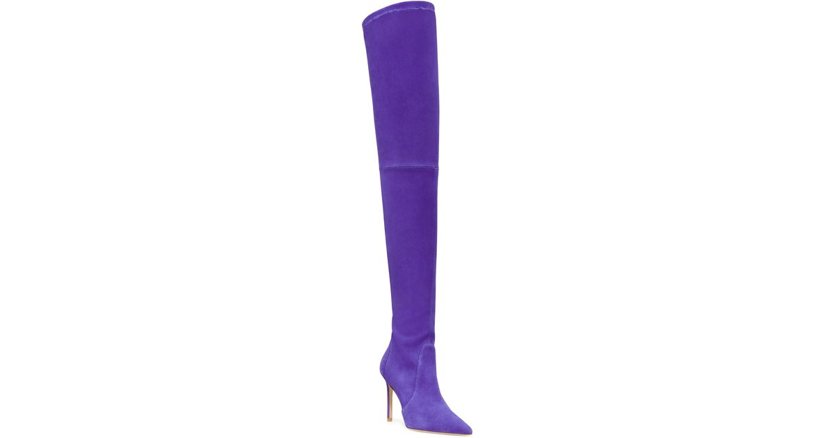 Stuart Weitzman Ultrastuart 100 Stretch Pointed Toe Over The Knee Boot