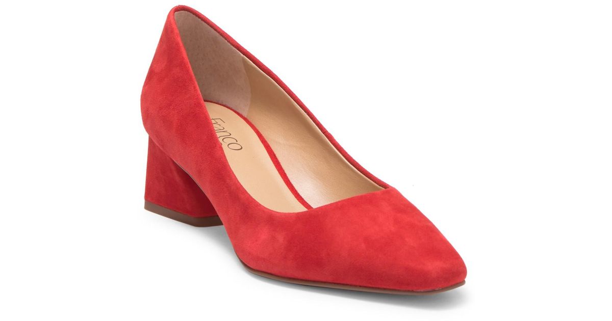 franco sarto red heels