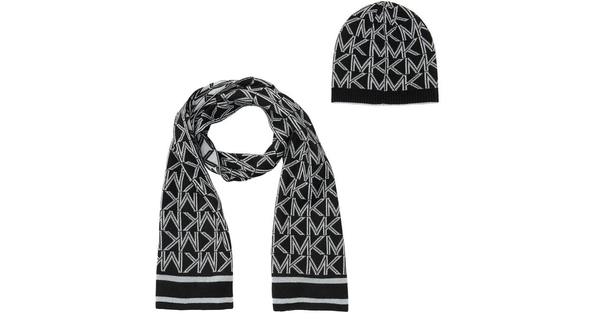 michael kors beanie and scarf
