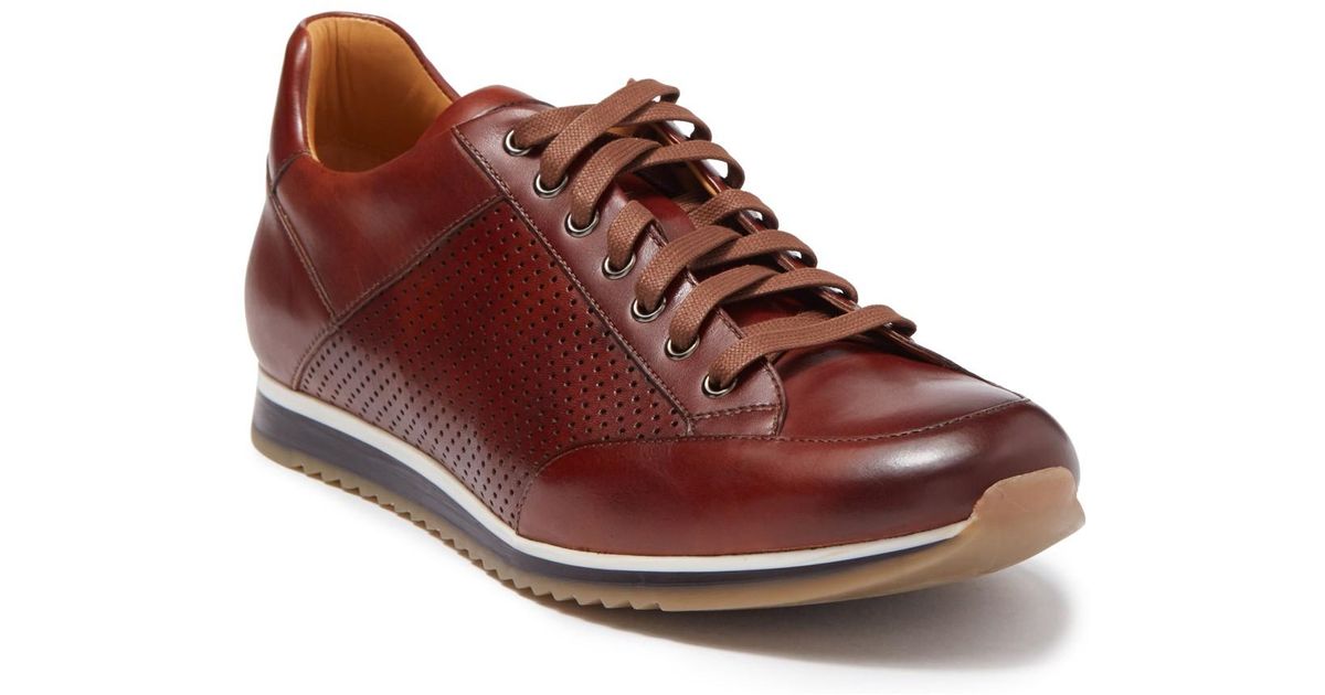 magnanni chaz leather sneaker