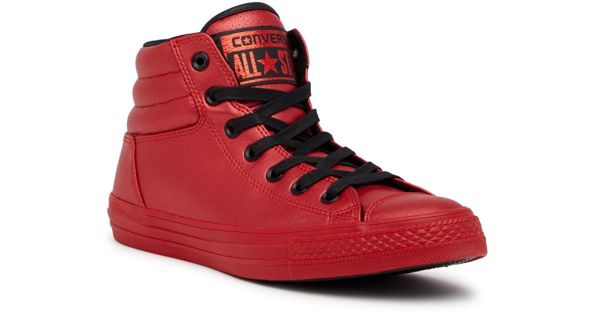 mens red converse sneakers