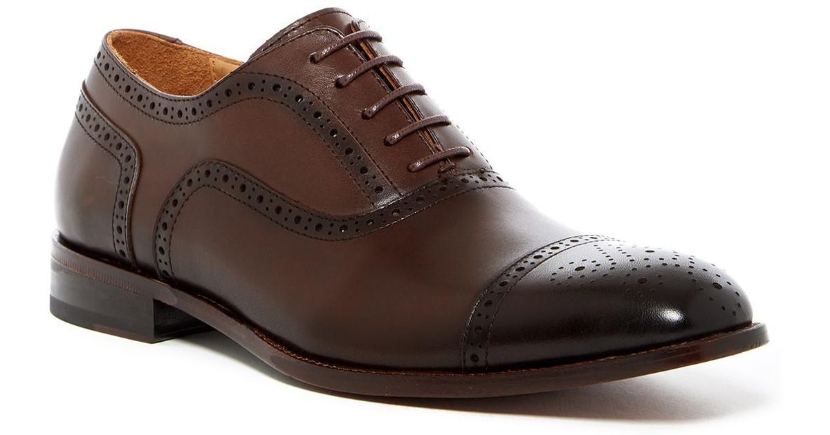 hart schaffner marx richmond tan cap toe oxfords
